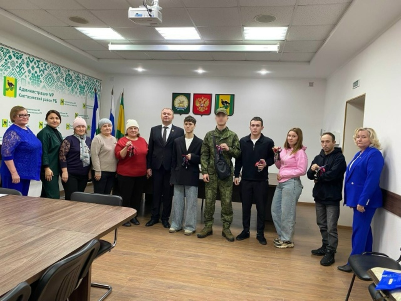 Ҡалтасы районында етем балаларға фатир асҡыстары тапшырылды