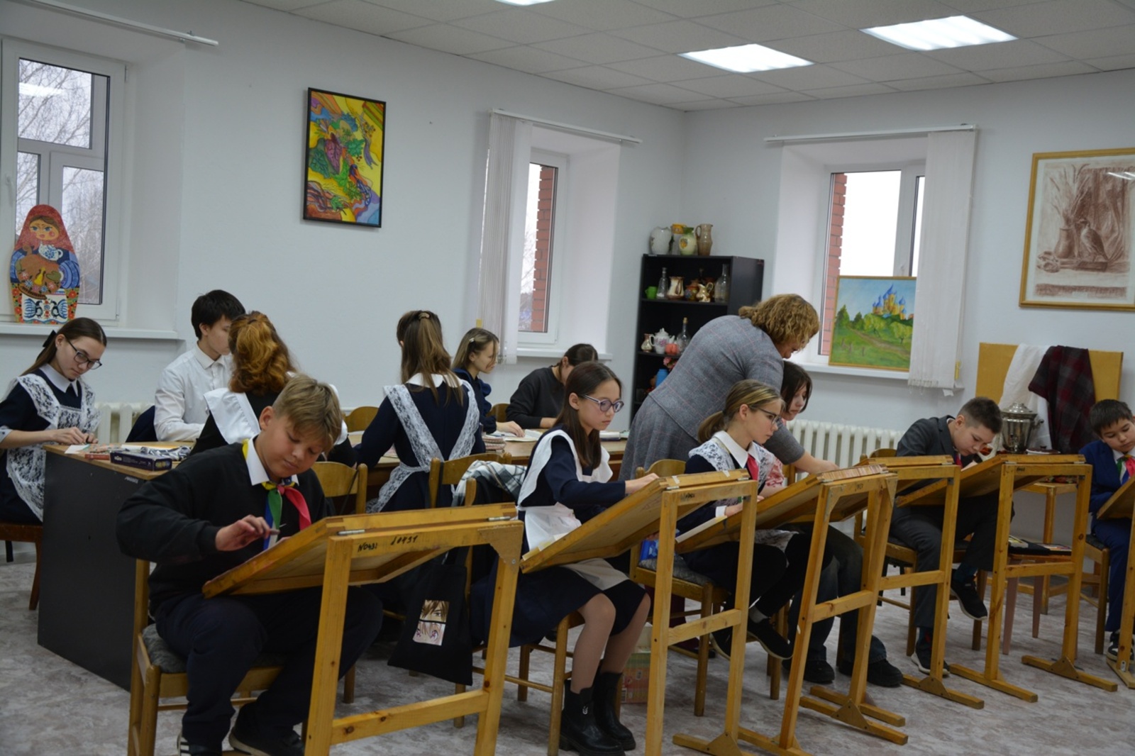 Ремонттан Һуң Ҡуян ауылының балалар сәнғәт мәктәбе асылды